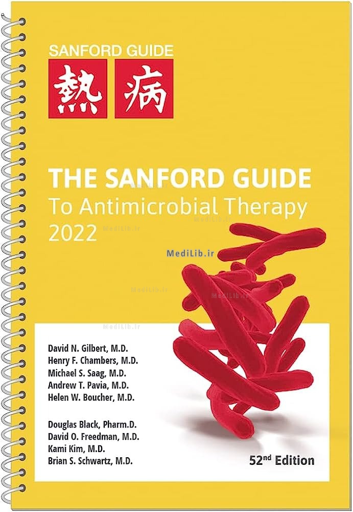 SANFORD GUIDE TO ANTIMICROBIAL THERAPY.