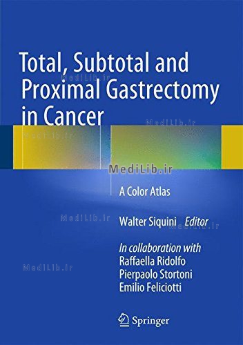 Total, Subtotal and Proximal Gastrectomy in Cancer