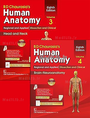 Bd Chaurasia's Human Anatomy, Volumes 3 & 4: Regional and Applied Dissection and Clinical: Head and Neck, and Brain-Neuroanatomy (8th edition)