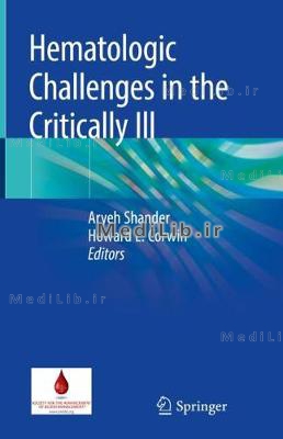 Hematologic Challenges in the Critically Ill
